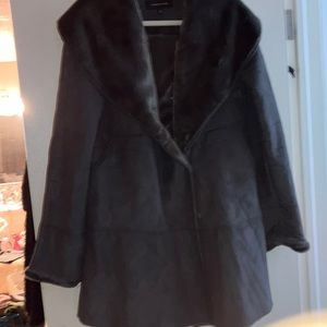 New York and company lovey classy coat size M grey